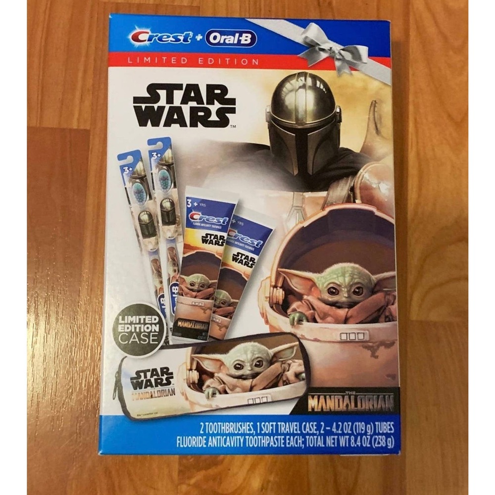 Star Wars The Mandalorian crest +oral -b limited edition with limited edition c